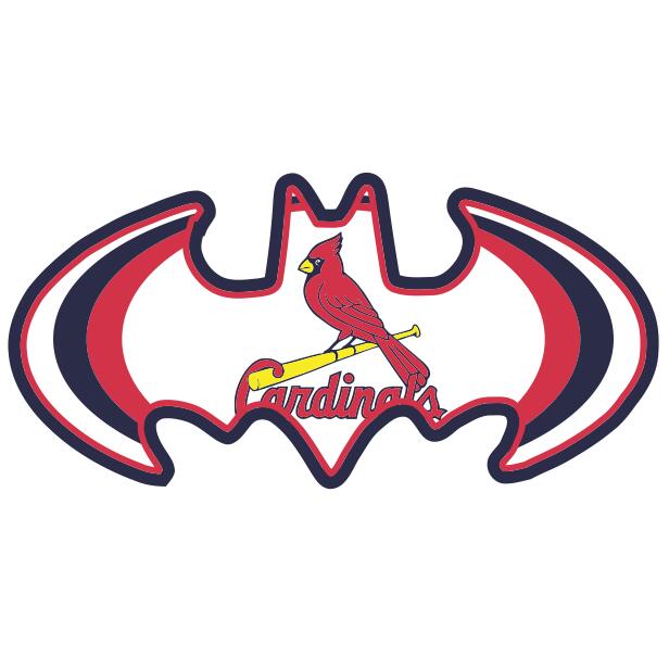 St. Louis Cardinals Batman Logo iron on transfers